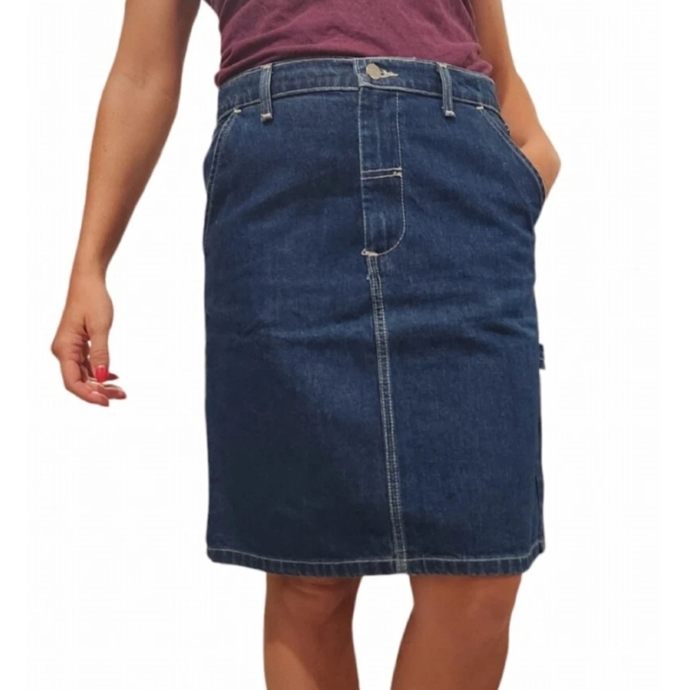 Vintage Polo by Ralph Lauren Ex Condition Indigo Pencil Skirt